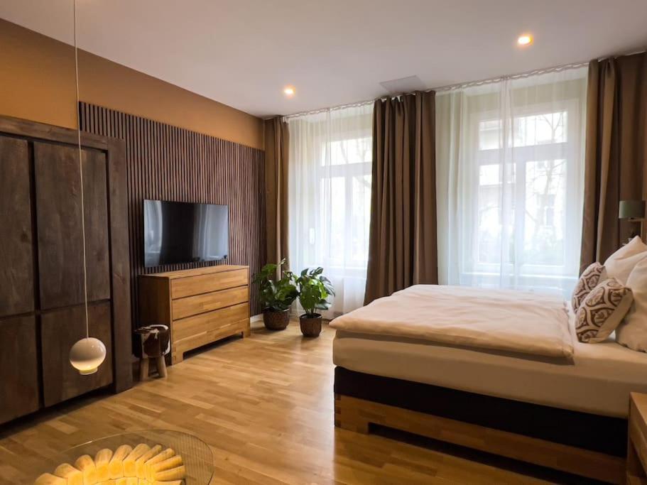 Exklusives Apartment Zoo Leipzig Luaran gambar