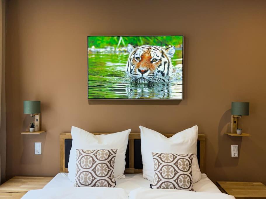 Exklusives Apartment Zoo Leipzig Luaran gambar