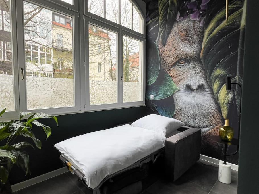 Exklusives Apartment Zoo Leipzig Luaran gambar