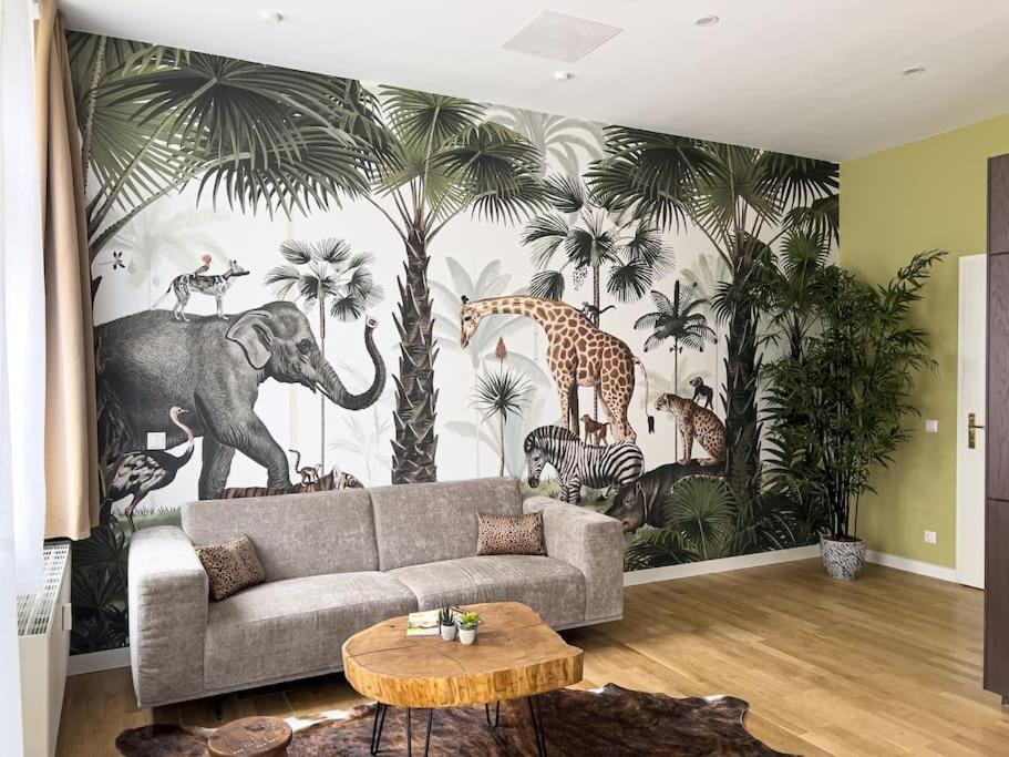 Exklusives Apartment Zoo Leipzig Luaran gambar