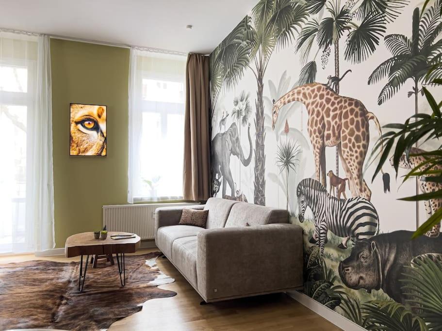 Exklusives Apartment Zoo Leipzig Luaran gambar
